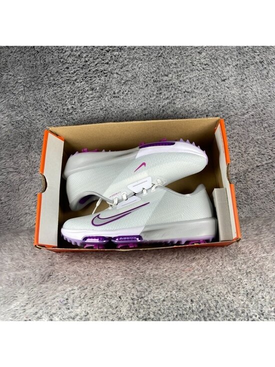 Nike Air Zoom Infinity Tour 2 Golf Spikes Sz 11 Men White Grey Purple FD0217-102 main image 9